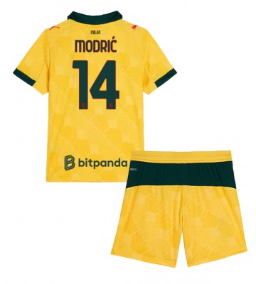 AC Milan Luka Modric #14 Replika Tredje Tröja Barn 2025-26 Kortärmad (+ Korta byxor)